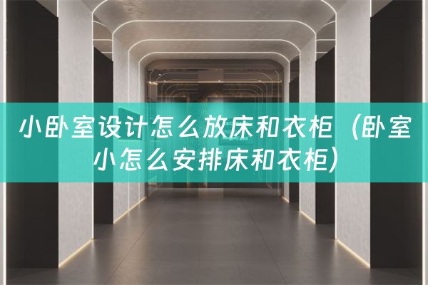 小卧室设计怎么放床和衣柜（卧室小怎么安排床和衣柜）