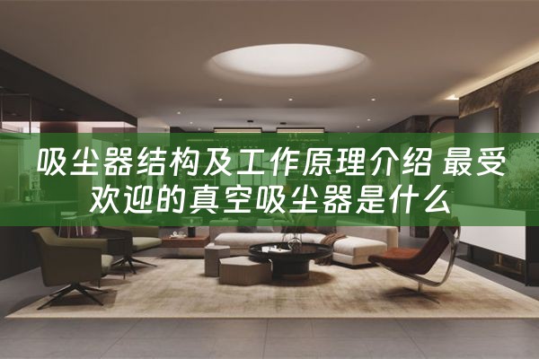 吸尘器结构及工作原理介绍 最受欢迎的真空吸尘器是什么