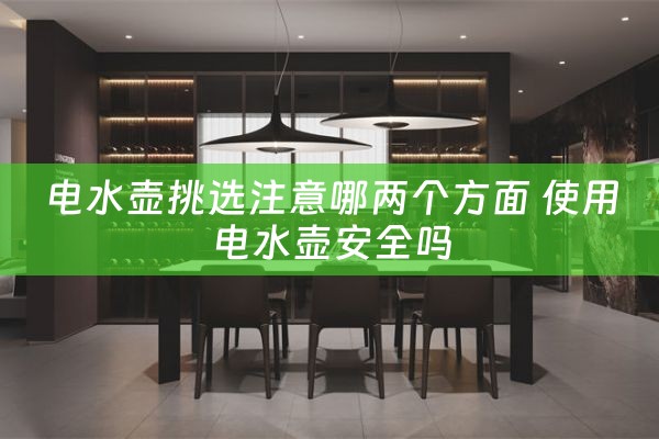 电水壶挑选注意哪两个方面 使用电水壶安全吗