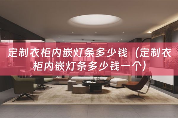 定制衣柜内嵌灯条多少钱（定制衣柜内嵌灯条多少钱一个）