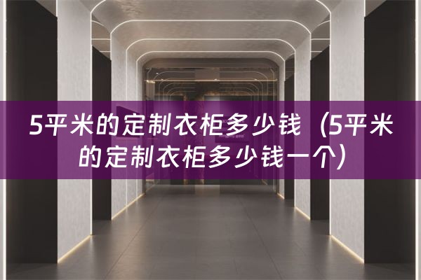 5平米的定制衣柜多少钱（5平米的定制衣柜多少钱一个）