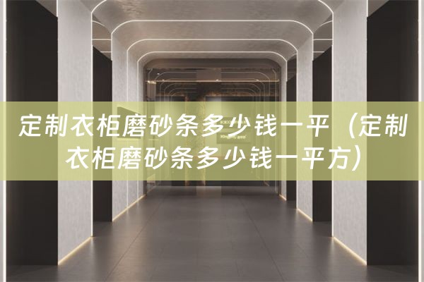 定制衣柜磨砂条多少钱一平（定制衣柜磨砂条多少钱一平方）