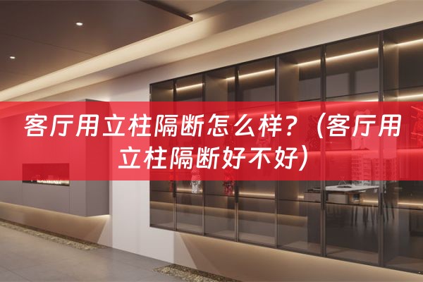 客厅用立柱隔断怎么样?（客厅用立柱隔断好不好）